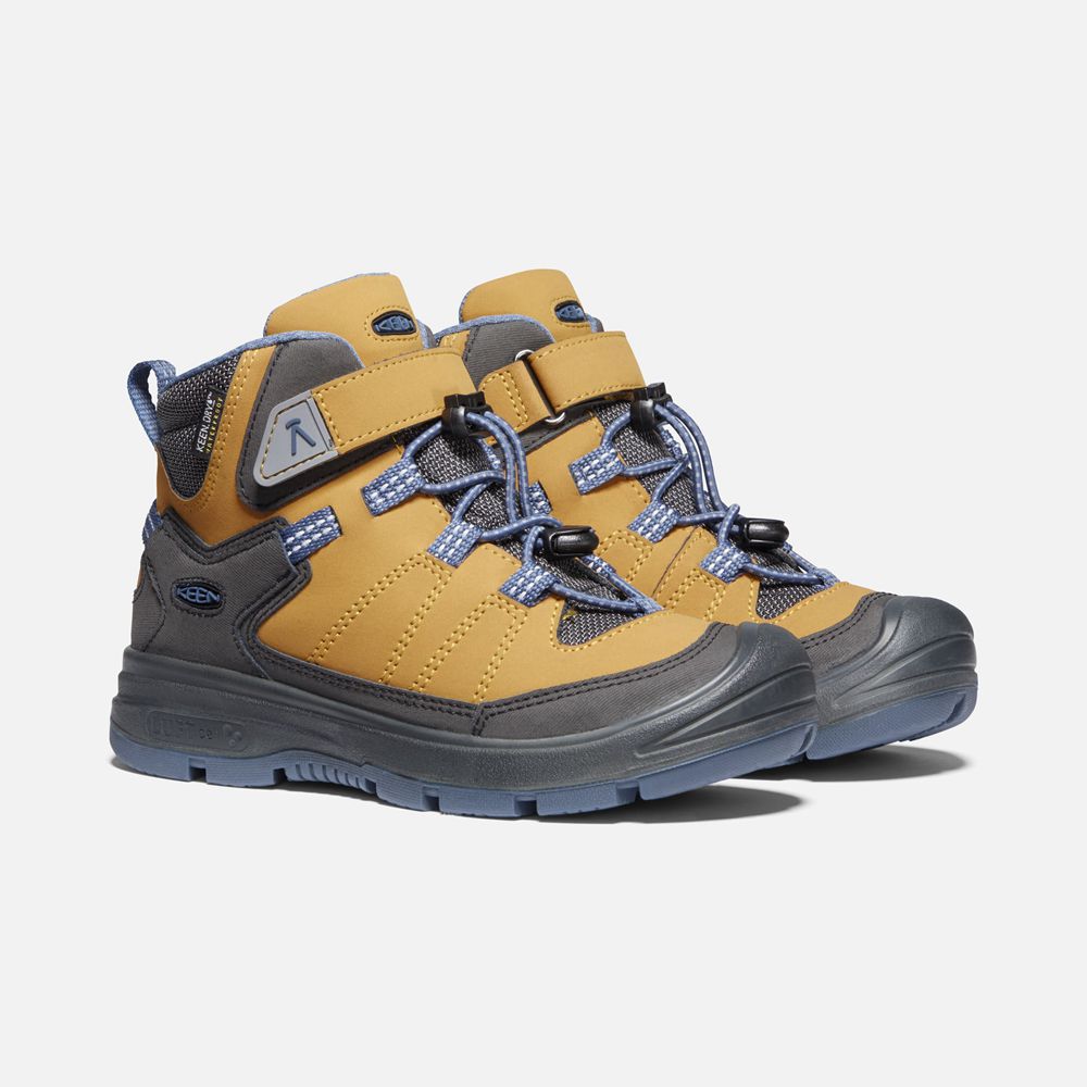 Keen Vandringskängor Barn Guld/Grå - Redwood Waterproof - 098324QPM